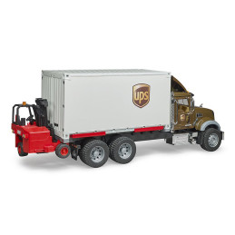 Bruder - Camion Ups Mack Granite Cu Stivuitor
