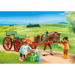 Playmobil - Trasura Cu Cal