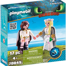 Playmobil - Cuplu Regal Hiccup Si Astrid
