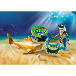 Playmobil - Regele Marii Cu Trasura Rechin