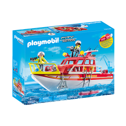 Playmobil - Barca De Salvare A Pompierilor