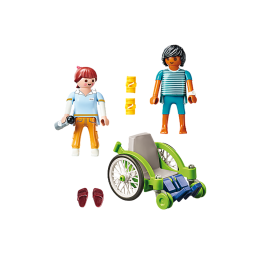 Playmobil - Pacient In Scaun Cu Rotile