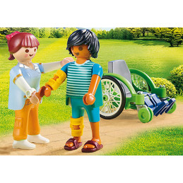 Playmobil - Pacient In Scaun Cu Rotile