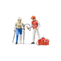 Bruder - Figurine Asistenti Ambulanta Si Accesorii