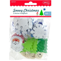 Accesorii craft - Craciun inzapezit DACO AD721