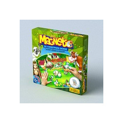 Joc magnetic Sa construim scene cu animale salbatice si domestice 