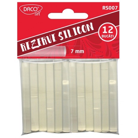 Rezerva silicon 7 mm set 12 DACO