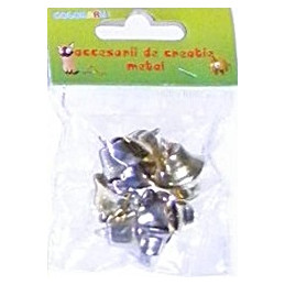 Accesorii creatie clopotei metal 10 bucati/set  2 culori: auriu si argintiu