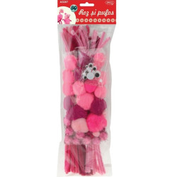 Accesorii craft - AD207 Roz si pufos DACO