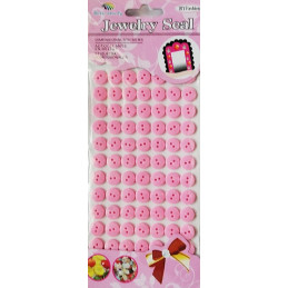 Set nasturi autoadezivi roz