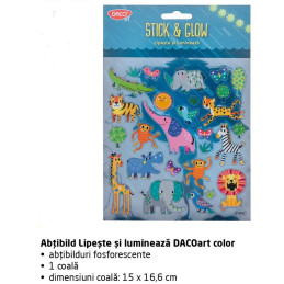 Abtibild Jungla Lipeste si lumineaza color DACO AB136