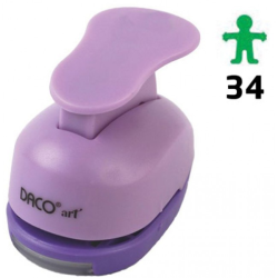 Perforator Hobby 2.5 cm baietel DACO PF025/34