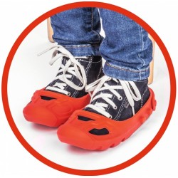 Protectie pantofi pentru copii Big - rosu
