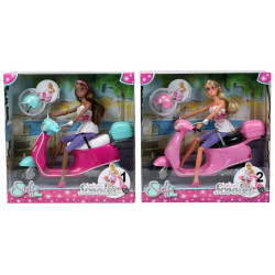 Set Papusa Steffi Love cu Scooter Simba Toys