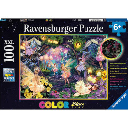 Puzzle gradina zanelor 100 piese starline lumineaza in intuneric