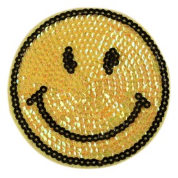Ornament textil Smiley 10 cm