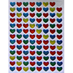 Abtibild inimioare colorate