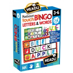 Joc Montessori Bingo Atingeti Litere si Cuvinte