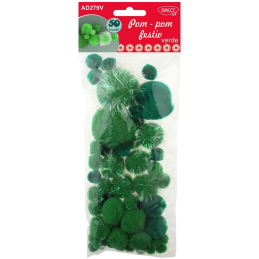 Pom Pom Festiv verde Daco Art AD279V