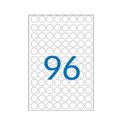 Stickere buline rosii 96/A5, Ø15mm, 10 Coli,  Agipa