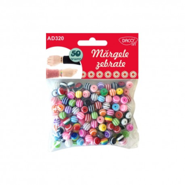 Accesorii craft - AD320 Margele zebrate DACO