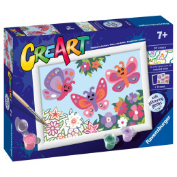 Ravensburger - Pictura pe numere fluturi fericiti