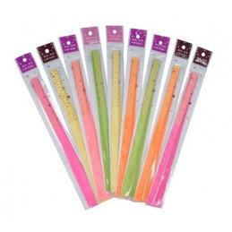 Hartie Quilling cu model individual 10x250mm neon 40 bucati