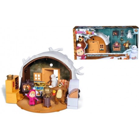 Casa de iarna Masha si ursul, Simba Toys 109301023
