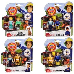 Set 2 figurine Pompierul Sam Simba Toys
