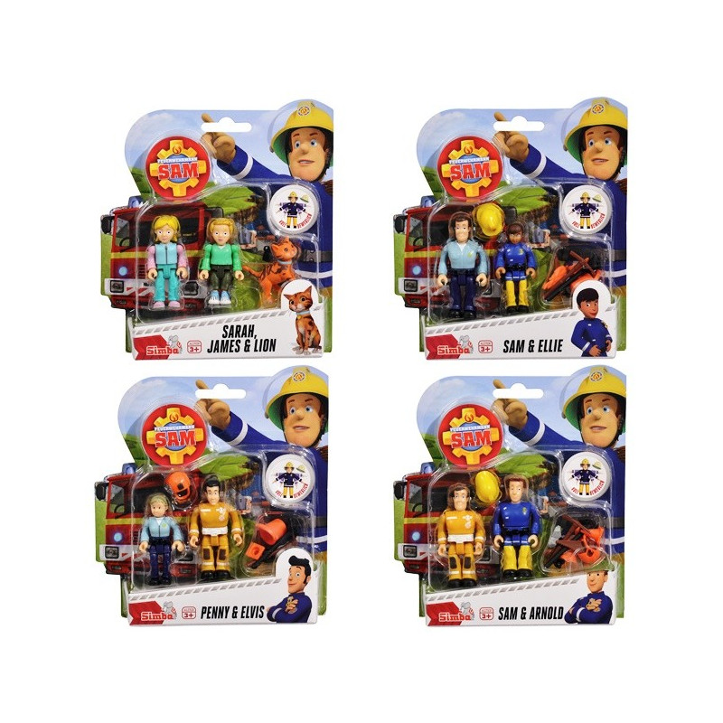 Set 2 figurine Pompierul Sam Simba Toys Set 2 figurine Pompierul Sam Simba Toys