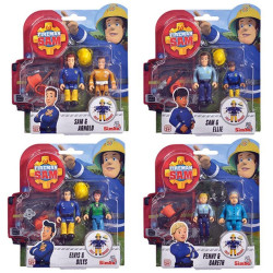 Set 2 figurine Pompierul Sam Simba Toys