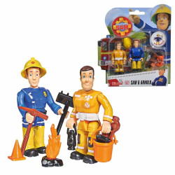 Set 2 figurine Pompierul Sam Simba Toys