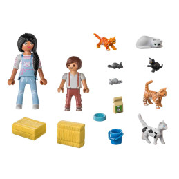PLAYMOBIL - FAMILIE DE PISICI