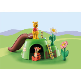 PLAYMOBIL - 1.2.3 & DISNEY: GRADINA CU ALBINE A LUI WINNIE SI TIGGER