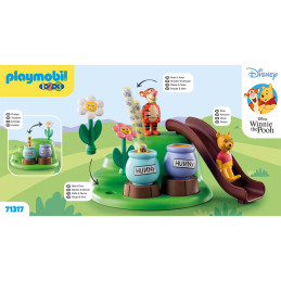 PLAYMOBIL - 1.2.3 & DISNEY: GRADINA CU ALBINE A LUI WINNIE SI TIGGER