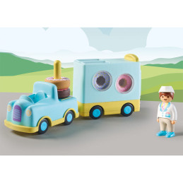 PLAYMOBIL - 1.2.3 CAMION CU GOGOSI DE STIVUIT SI SORTAT