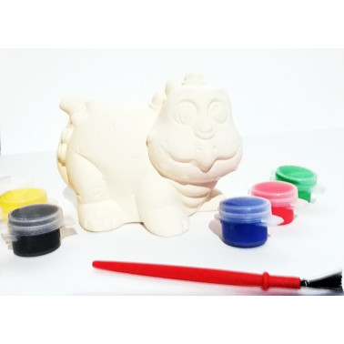Set Ceramic Paint pusculita Dinozaur