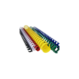 Inele plastic pentru indosariere Office Cover, 18mm, diverse culori
