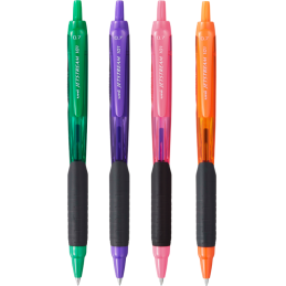 Pix Jetstream Uni-ball SXN-101C, 0.7mm, cu mecanism, grip cauciucat, scris albastru