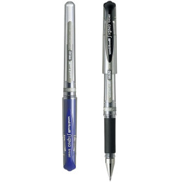 Pix cu gel Uni-ball Signo Broad UM-153, 0.7mm, cu capac, corp transparent, grip cauciucat, scris diverse culori
