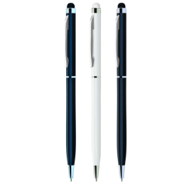 Pix cu bila Viva Plus Keno, 1.0mm, cu mecanism, pentru personalizare, cu touch, corp metalic, diverse culori