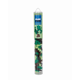 Set constructie Plus Plus Camuflaj 100 Piese/Tub