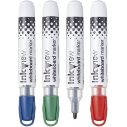 Marker tabla UNI InkView PWB-202, varf rotund, 1.8-2.2mm, diverse culori