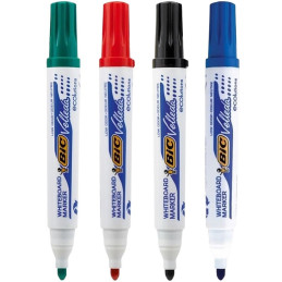 Marker tabla Bic Velleda 1701, varf rotund, 2.5mm, corp gros, diverse culori