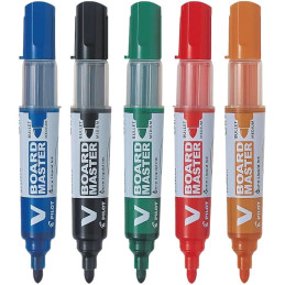 Marker tabla Pilot WBMA-VBM-M, varf rotund, 2.3mm, cu rezerva, diverse culori