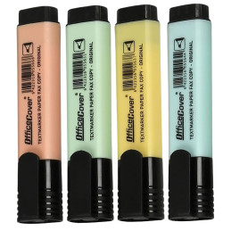 Textmarker Office-Cover EP10-2009P, varf tesit, 2-4mm, diverse culori pastel