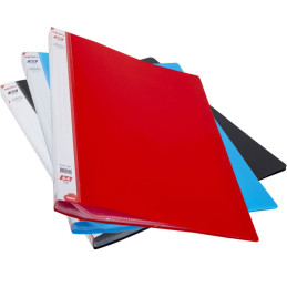 Dosar de prezentare Noki 64120-NNP, capacitate 20 folii, plastic, diverse culori, fara elastic
