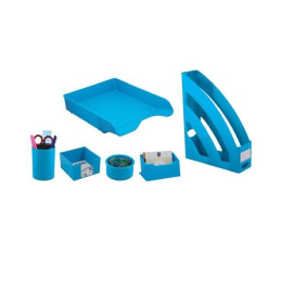 Set birou Ark 1397, 6 piese, plastic, negru