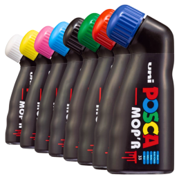 Marker UNI Posca Mop'r PCM22, varf rotund buretat, 3.0-19.0mm