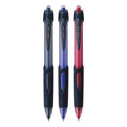 Pix cu bila Uni-ball PowerTank SN-220, 1.0mm, cu mecanism, grip cauciucat